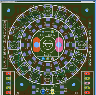 Schematic for a shift-register controlled LED Ring - do I need anything ...