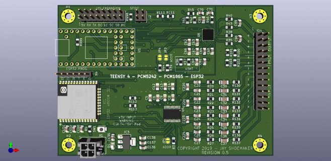 Teensy4 - PCM5242 - PCM1865 - ESP32 - Front.jpg