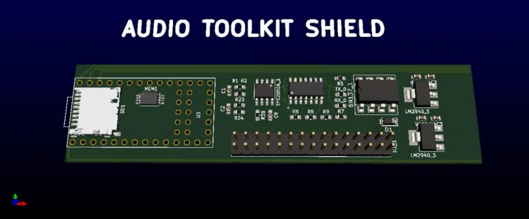 Teensy 4.0 Audio Toolkit and Shield - An Open Source Audio IO Project ...