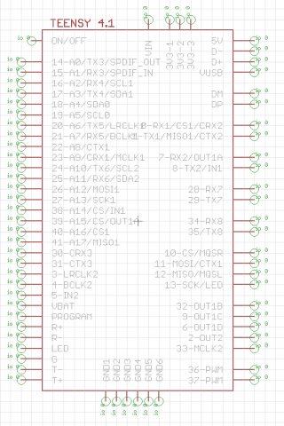 Eagle library with Teensy 4.0 (test) | Teensy Forum
