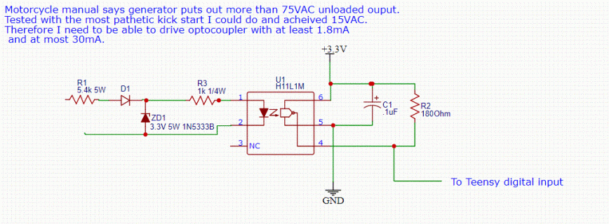 Motorcycle tacho using teensy electronics guidance. | Teensy Forum