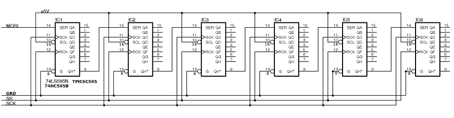 74HC595B Shift Register Circuit.png