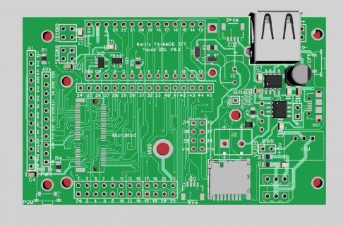 Not stacking 4.1 audio board | Teensy Forum