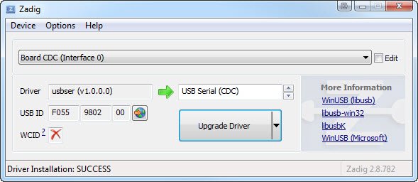 Windows 7 and the USB Gadget Serial v2.4